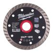 Milwaukee Universal geschlossen Diamanttrennscheibe DUT 125 mm Produktbild