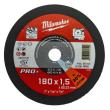 Milwaukee SCS41 1,5 mm Metalltrennscheibe PRO+ INOX 180 mm Produktbild img1 S