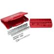 Milwaukee 32-teilig Ratschen- und Steckschlüsseleinsatz Set 3/8" metrisch Produktbild img2 S