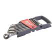 Milwaukee 7-teilig metrisch MAX BITE Ratschen-Ringmaulschlüsselsatz Produktbild img1 S
