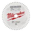 Milwaukee 160/20 mm Z52 Flachtrapezzahn Kreissägeblatt Holz/Alu für Handkreissägen Produktbild img1 S