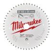Milwaukee 165/20 mm Z52 Flachtrapezzahn negativ Kreissägeblatt Holz/Alu für Handkreissägen Produktbild img1 S