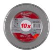 Milwaukee 10 x SCS41 1 mm in Metallbox Metalltrennscheibe PRO+ INOX 115 mm Produktbild img1 S