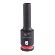 Milwaukee 6 x 65 mm SHOCKWAVE Schlagnuss 3/8" lang Produktbild img1 S