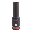 Milwaukee 8 x 65 mm SHOCKWAVE Schlagnuss 3/8" lang Produktbild img1 S