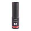 Milwaukee 10 x 65 mm SHOCKWAVE Schlagnuss 3/8" lang Produktbild img1 S