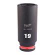 Milwaukee 19 x 65 mm SHOCKWAVE Schlagnuss 3/8" lang Produktbild img1 S