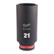Milwaukee 21 x 65 mm SHOCKWAVE Schlagnuss 3/8" lang Produktbild img1 S