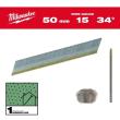 Milwaukee 1,8 x 50 mm verzinkt, 34° Stift-Nägel D-Kopf 15 Gauge für M18CN15GA & M18FN15GA Produktbild img1 S