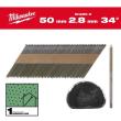 Milwaukee 7,4 x 2,8 x 50 mm, Ringschaft blank, 34° D-Kopf-Nägel für M18FFN Produktbild img1 S