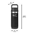 Milwaukee 700 ml mit Schraubdeckel, schwarz PACKOUT Isolierflasche Produktbild img5 S
