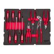 Milwaukee 10-teilige Einlage für PACKOUT Koffer mit Schubladen Zangen und Schraubendreher Einlage Produktbild