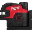 Milwaukee M12™ Akku-Kreuzlinienlaser M12CLL4P-301C Produktbild img2 S