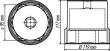 HAZET Nkw Ölkappe / Achsmutter-Steckschlüssel 4937-95 ∙ 3/4 Zoll (20 mm) Vierkant hohl ∙ SW 95 mm Produktbild img5 S