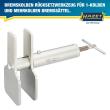 HAZET Bremskolben Rücksetzwerkzeug für 1-Kolben und Mehrkolben Bremssättel 4971-4 Produktbild img2 S