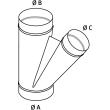 Holzkraft Hosenstück Ø120mm - Ø80mm - Ø80mm Produktbild img2 S