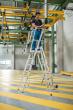 MUNK Plattformleiter FlexxStep 6 Sprossen mit Teleskopaufsatz Produktbild img6 S