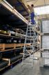 MUNK Plattformleiter klappbar mit schmalem Fahrwerk Produktbild img2 S