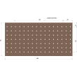 Holzkraft Lochrasterarbeitsplatte Buche-Multiplex, 1600 x 790 mm Produktbild img2 S