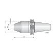 Dormer Pramet DIN 69871 Präzisionsbohrfutter 69871-DC Produktbild img2 S