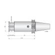 Dormer Pramet DIN 69871 Halter für Scheibenfräser 69871-FMH4 Produktbild img1 S