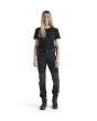Damen Service Arbeitshose 4-Wege-Stretch Schwarz/Dunkelgrau C34 Produktbild img3 S