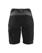 Damen Service Shorts 4-Wege-Stretch Schwarz/Dunkelgrau C36 Produktbild img2 S