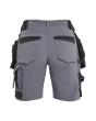Damen Handwerkershorts 4-Wege-Stretch Mittelgrau/Schwarz C34 Produktbild img2 S