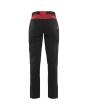 Damen Industrie Arbeitshose Stretch Schwarz/Rot C34 Produktbild img2 S