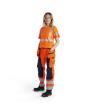 Damen High Vis Arbeitshose mit Werkzeugtaschen Produktbild img3 S
