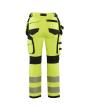 Damen High Vis Arbeitshose 4-Wege-Stretch Produktbild img2 S