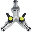 EWU Aqua 2-Wege-Y-Verteiler verchromt Produktbild img1 S