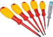 HAZET HAZET Schraubendreher Satz ∙ schutzisoliert 810/6VDE ∙ Schlitz Profil, Kreuzschlitz Profil PH ∙ 6-teilig ∙ 0,4 x 2,5 – 0,8 x 4 ∙ PH1 – PH2 Produktbild img1 S