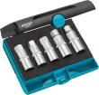HAZET Stehbolzen-Ausdreher Satz 844/5 ∙ 1/2 Zoll (12,5 mm) Vierkant hohl ∙ 5-teilig Produktbild img1 S