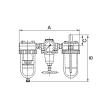 Wartungseinheit 3-tlg. »Standard«, mit PC-Behälter, BG 4, G 1 1/2 Produktbild img2 S