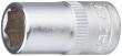 HAZET Steckschlüsseleinsatz 850-8 ∙ 1/4 Zoll (6,3 mm) Vierkant hohl ∙ Außen Sechskant-Tractionsprofil ∙ SW 8 mm Produktbild img1 S