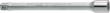 HAZET Verlängerung 867-4 ∙ 1/4 Zoll (6,3 mm) Vierkant hohl ∙ 1/4 Zoll (6,3 mm) Vierkant massiv ∙ Länge: 101,5 mm Produktbild img1 S