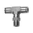 RIEGLER T-Steckverschraubung, drehbar, R 1/4 a., Schlauch-Ø 12, ES 1.4404 Produktbild img1 S