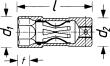 HAZET Zündkerzen Schlüssel 4766 ∙ 3/8 Zoll (10 mm) Vierkant hohl ∙ Außen Sechskant Profil ∙ SW 16 mm ∙ <sup>5</sup>⁄<sub>8</sub>″ Produktbild img7 S