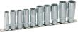 Doppelsechskant Steckschlüssel Satz 880TZ/10H ∙ 3/8 Zoll (10 mm) Vierkant hohl ∙ Außen Doppelsechskant Profil ∙ 10-teilig ∙ 10 ∙ 11 ∙ 12 ∙ 13 ∙ 14 ∙ 15 ∙ 16 ∙ 17 ∙ 18 ∙ 19 Produktbild img1 S