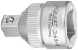 HAZET Reduzierstück 8858-2 ∙ 3/8 Zoll (10 mm) Vierkant hohl ∙ 1/4 Zoll (6,3 mm) Vierkant massiv ∙ Länge: 26 mm Produktbild img1 S