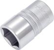 HAZET Steckschlüsseleinsatz 900-17 ∙ 1/2 Zoll (12,5 mm) Vierkant hohl ∙ Außen Sechskant-Tractionsprofil ∙ SW 17 mm Produktbild img1 S