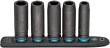 HAZET SmartRail ∙ Flexible Kunststoff-Steckleiste 900SLG-SR/5 ∙ 1/2 Zoll (12,5 mm) Vierkant hohl ∙ Außen Sechskant-Tractionsprofil ∙ 5-teilig ∙ 13 ∙ 17 ∙ 19 ∙ 22 ∙ 24 Produktbild img1 S