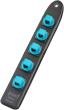 HAZET SmartRail ∙ Flexible Kunststoff-Steckleiste 900SR-5 ∙ 1/2 Zoll (12,5 mm) Vierkant hohl ∙ L x B x H: 245 mm x 37,4 mm x 29,2 mm Produktbild img2 S
