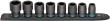 HAZET SmartRail ∙ Flexible Kunststoff-Steckleiste 900S-SR/8 ∙ 1/2 Zoll (12,5 mm) Vierkant hohl ∙ Außen Sechskant-Tractionsprofil ∙ 8-teilig ∙ 13 ∙ 17 ∙ 18 ∙ 19 ∙ 21 ∙ 22 ∙ 24 ∙ 27 Produktbild img1 S