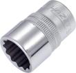 HAZET Steckschlüsseleinsatz 900Z-18 ∙ 1/2 Zoll (12,5 mm) Vierkant hohl ∙ Außen Doppelsechskant-Tractionsprofil ∙ SW 18 mm Produktbild img1 S