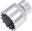 HAZET Steckschlüsseleinsatz 900Z-30 ∙ 1/2 Zoll (12,5 mm) Vierkant hohl ∙ Außen Doppelsechskant-Tractionsprofil ∙ SW 30 mm Produktbild img1 S