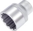 HAZET Steckschlüsseleinsatz 900Z-32 ∙ 1/2 Zoll (12,5 mm) Vierkant hohl ∙ Außen Doppelsechskant-Tractionsprofil ∙ SW 32 mm Produktbild img1 S