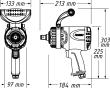 HAZET Twin Turbo Schlagschrauber 9013TT ∙ Lösemoment maximal [Nm]: 4100 Nm ∙ 3/4 Zoll (20 mm) Vierkant massiv ∙ Hochleistungs-Doppelhammer-Schlagwerk Produktbild img7 S