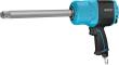 HAZET Twin Turbo Schlagschrauber ∙ lange Spindel 9014LGTT ∙ Lösemoment maximal [Nm]: 3850 Nm ∙ 1 Zoll (25 mm) Vierkant massiv ∙ L x B x H: 424 mm x 133 mm x 307 mm ∙ Hochleistungs-Doppelhammer-Schlagwerk Produktbild img2 S